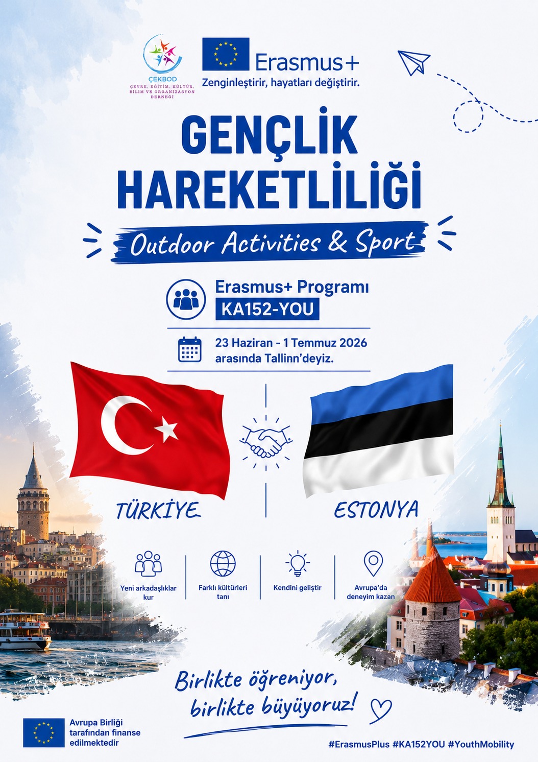 ÇEKBOD Estonya gençlik hareketliliği
